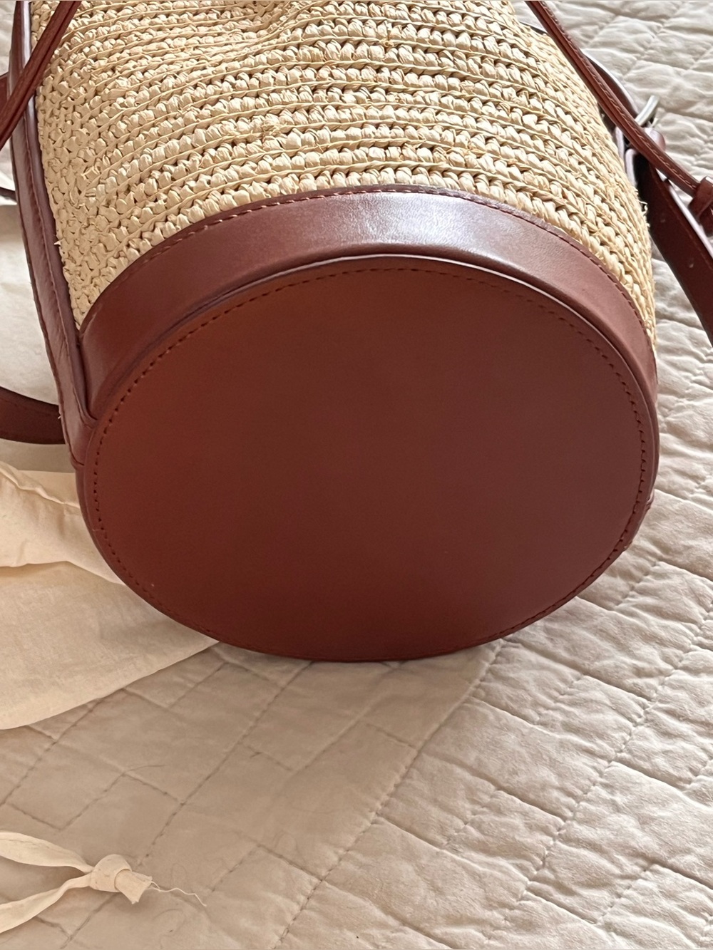 Sezane Farrow Raffia Bag - Picture 9 of 11